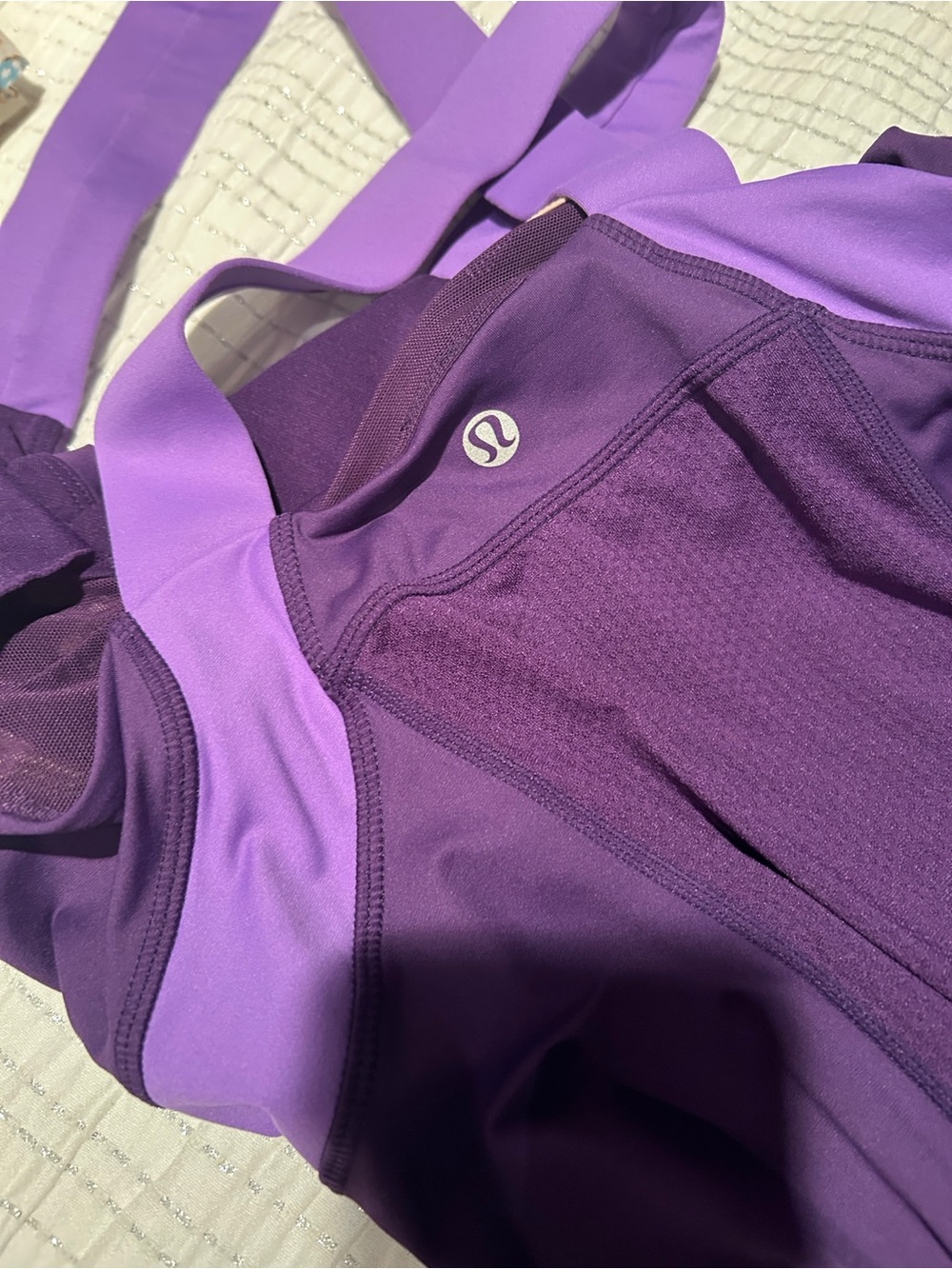lululemon athletica Purple/Purple Sports Tank Top